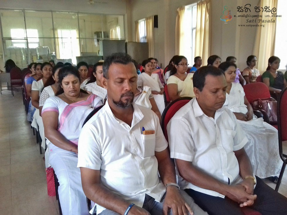 Sati Pasala Mindfulness Programme at Harispattuwa District Secretariats office