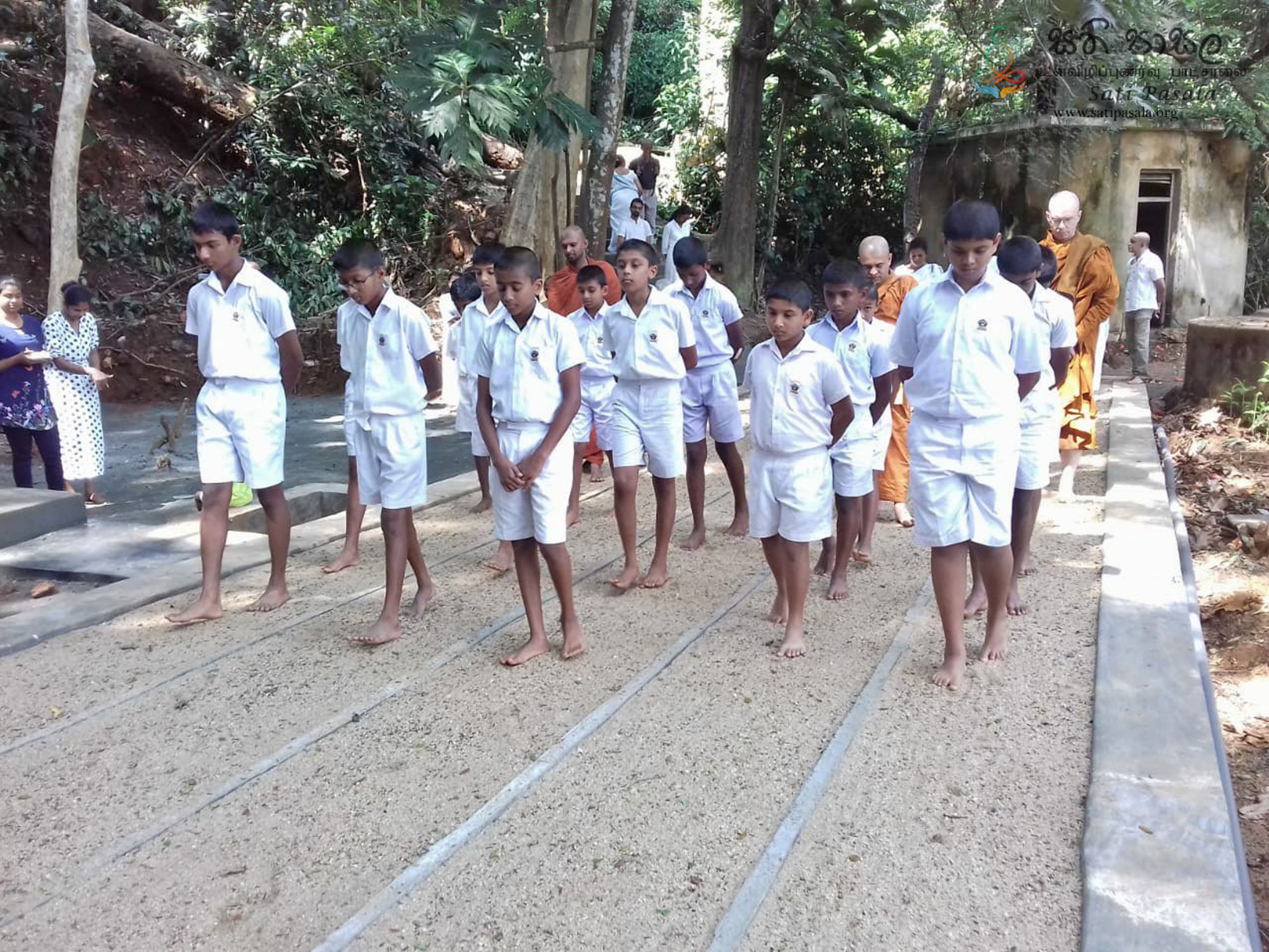 Unveiling a Walking Path at Preadeniya Central College, Peradeniya, Kandy
