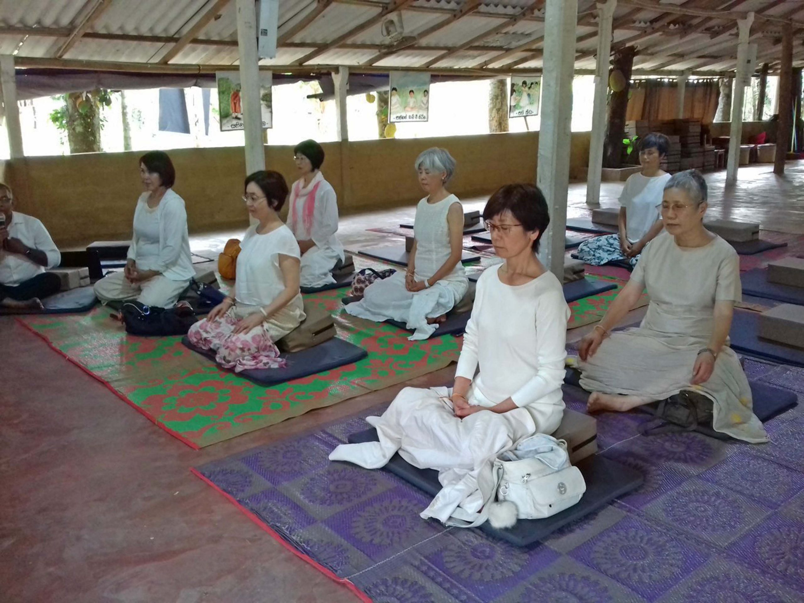Mindfulness Program for Japanese Visitors at Kaduwela Sati Pasala