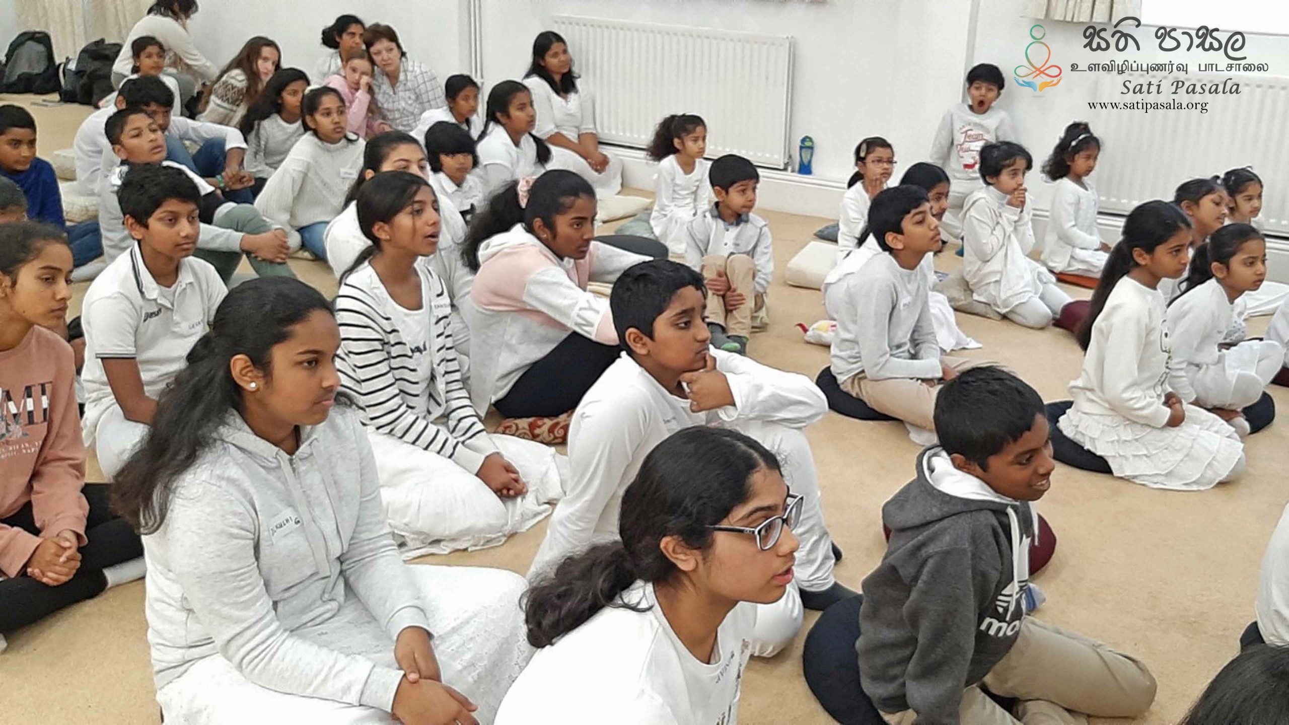 Sati Pasala Day Camp at Thames Buddhist Vihara, United Kingdom